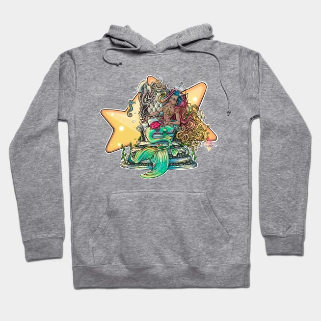 Mermaid Reva Prisma Hoodie by Mei.illustration